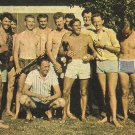 AutoJournal de mars 1968 : Jim et les pilotes de la Séries Tasmanes...